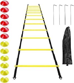 Bekijk leuke cadeautip : Gvolatee Voetbaltrainingsaccessoires, corodinatieladder...